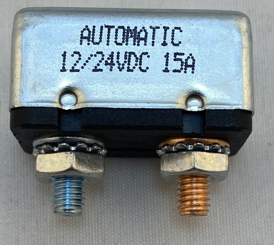 Standard Motor Products 15 Amp 2 Stud 12 Volt Circuit Breaker for Harley