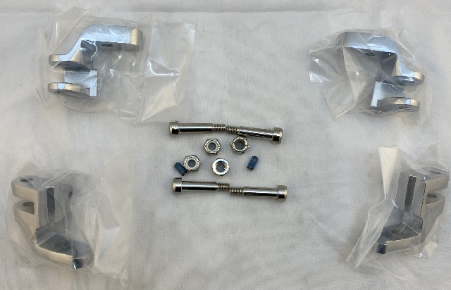 VTwin Chrome Driver Floorboard Relocation Kit 1999-2016 Harley Touring Models