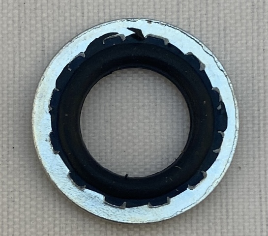 Drag Specialties Single 3/8 10mm Aluminum Banjo Brake Bolt  Washer for Harley