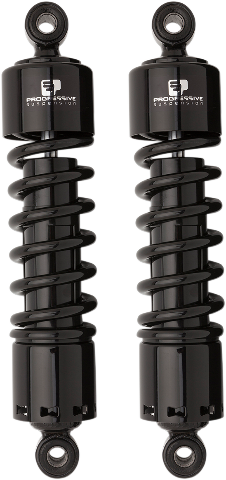 Progressive 412 Black 12" Heavy Duty Rear Shocks for 91-17 Harley Dyna FXDB