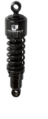Progressive 412 Black 12.5" Heavy Duty Rear Shocks for 79-03 Harley Sportster