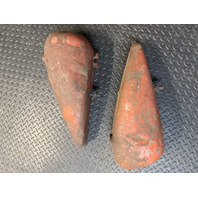 vintage genuine Indian 741 military Gas Fuel Tanks Left and Right JTCM741TANKS