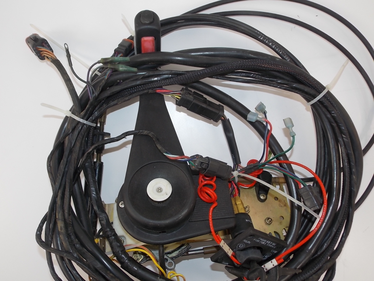 OMC Control Box With Key Trim Switch and Wiring 11 Ft. Cables | eBay