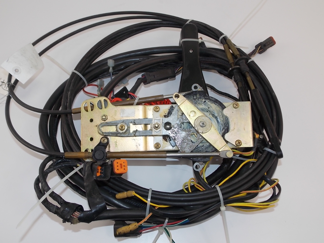 OMC Control Box With Key Trim Switch and Wiring 11 Ft. Cables | eBay