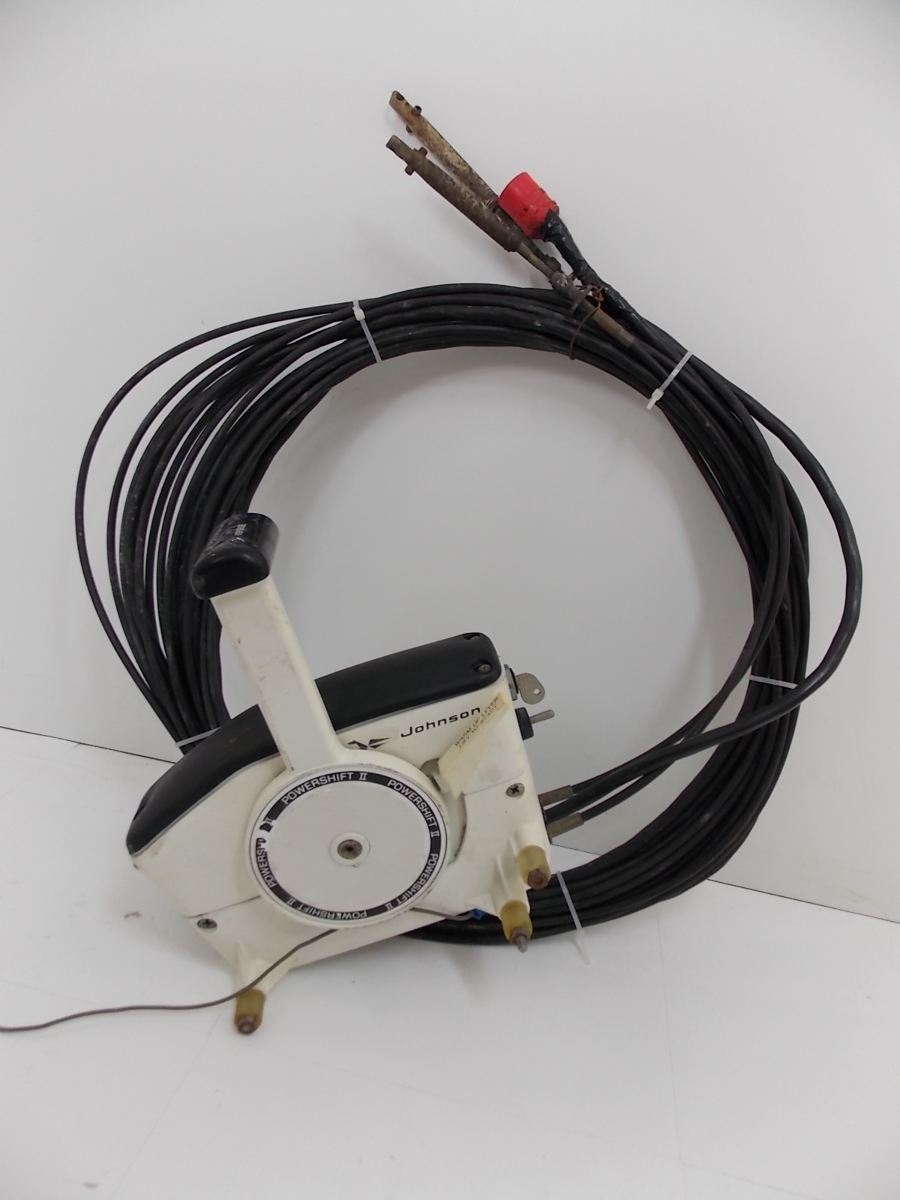OMC Power Shift II Control Box With Key Trim Switch and Wiring 38 Ft ...