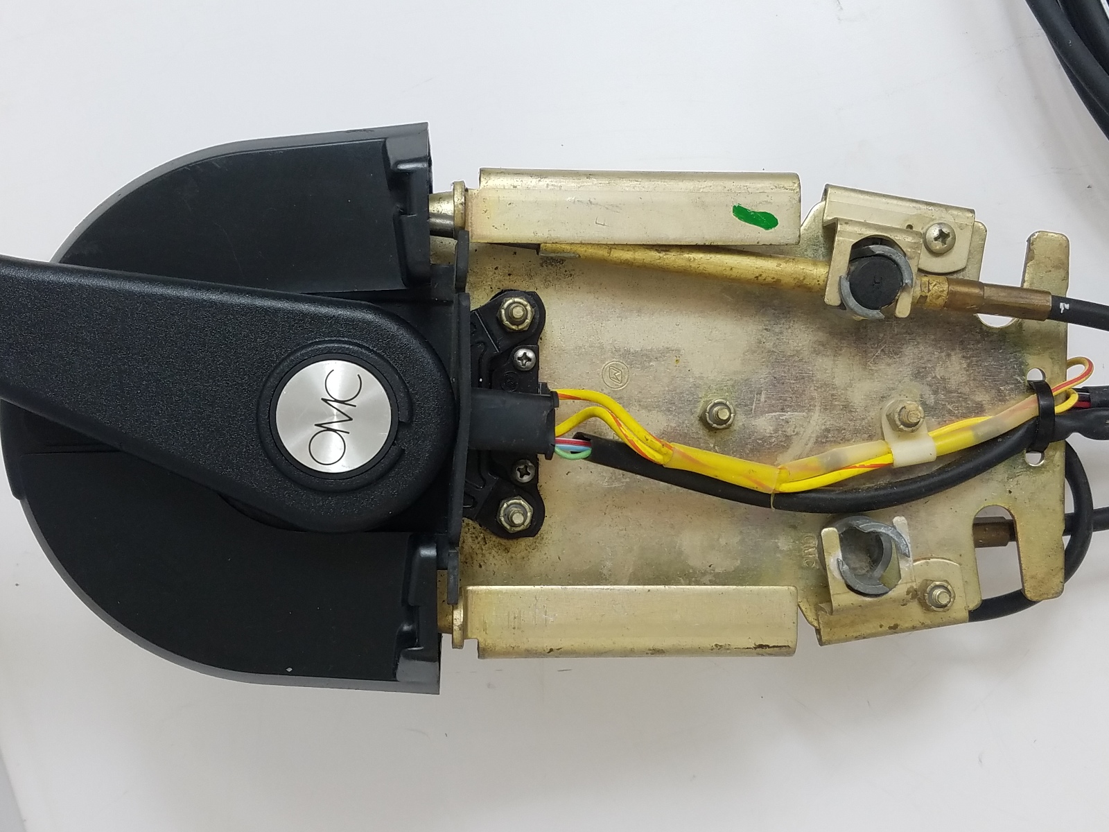 Johnson Evinrude OMC Binnacle Mount Control Box w/ Power Trim Switch NO