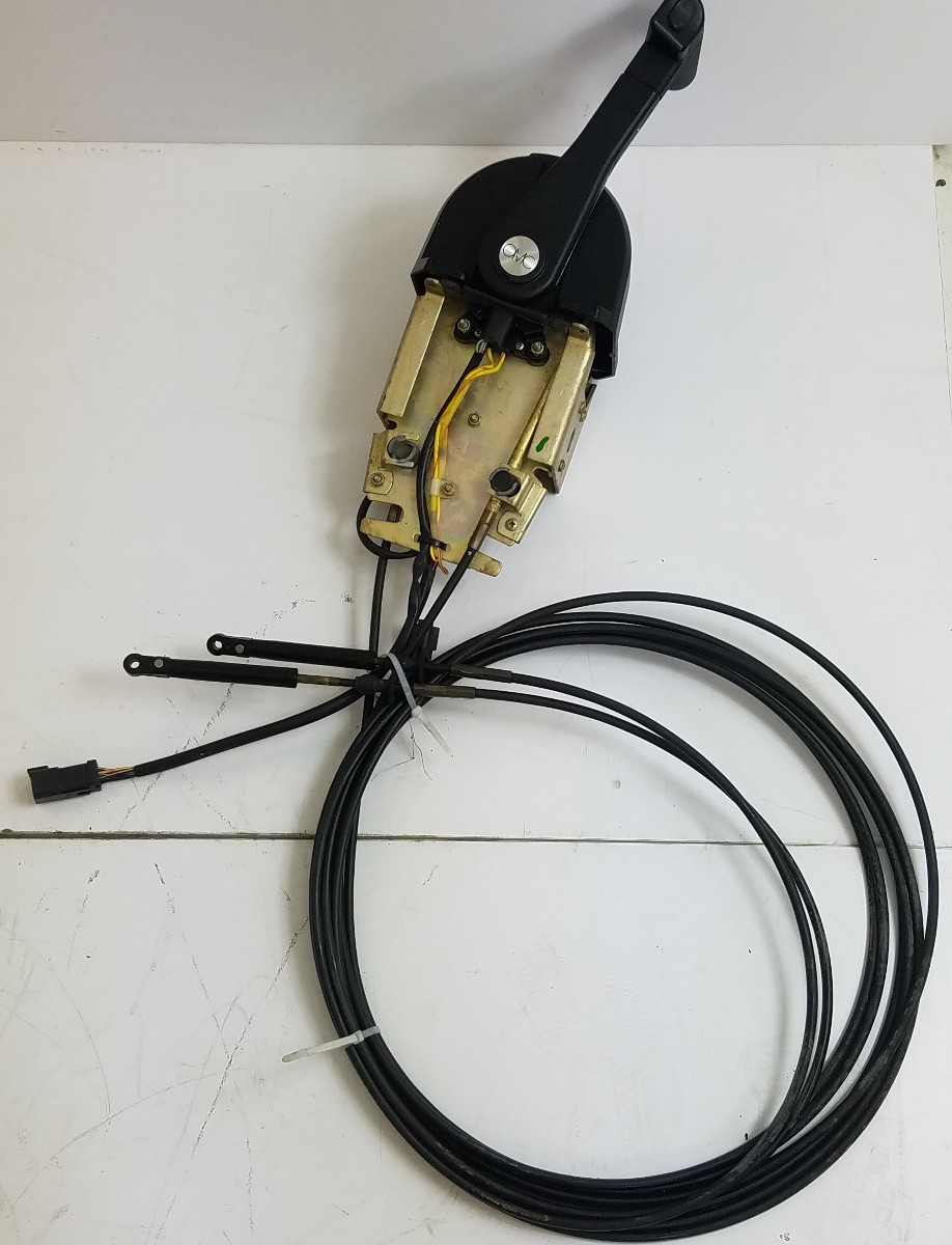 Johnson Evinrude OMC Binnacle Mount Control Box w/ Power Trim Switch NO ...
