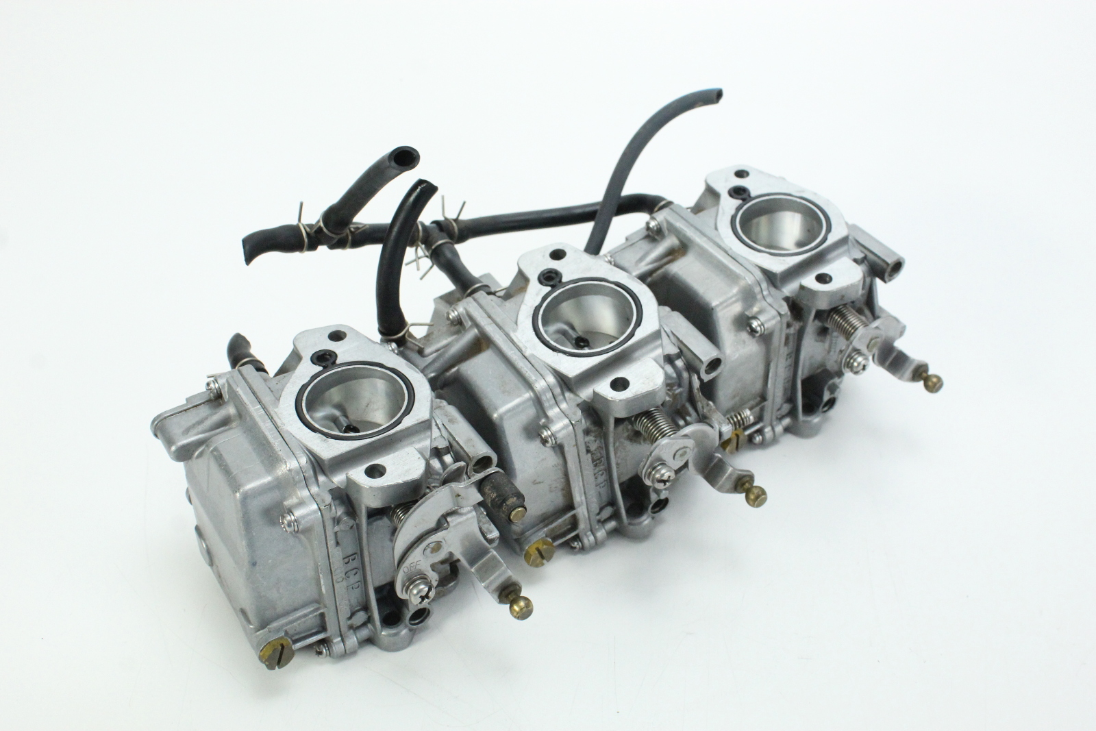 62X-14301-13-00 Yamaha Carburetor Set Of (3) 25 30 HP 2-Stroke REBUILD READY