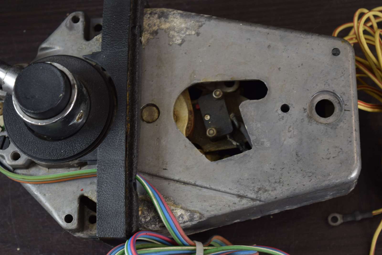 Mercury Quicksilver Binnacle Mount Control Box W/ Trim Switch in Handle