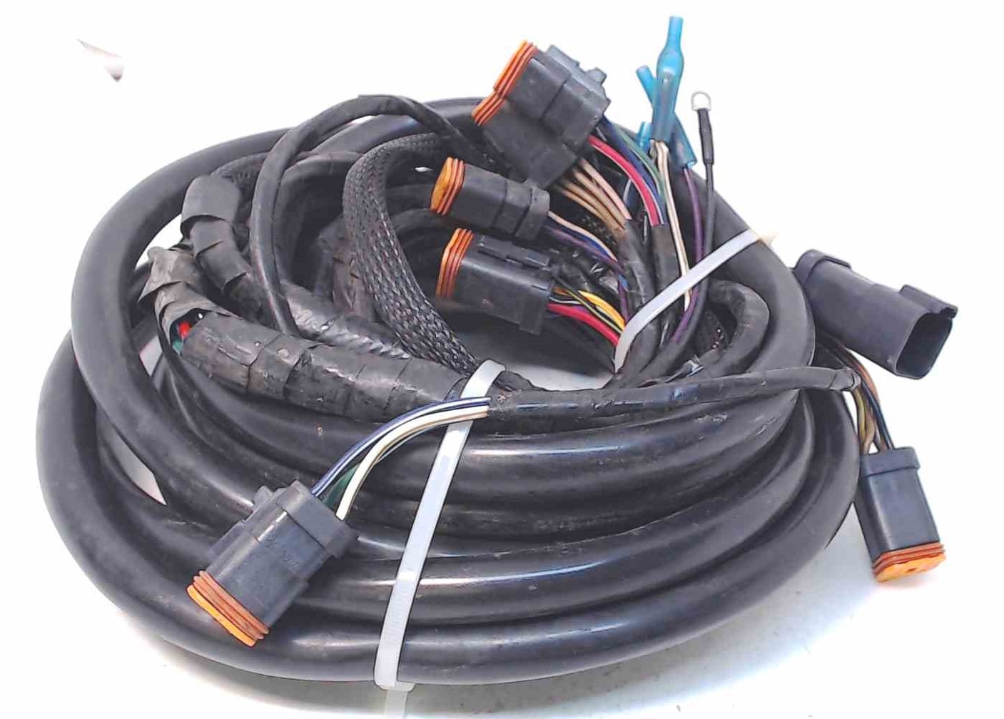 Johnson Evinrude OMC External Wiring Harness W/ Orange Plugs 22' 4