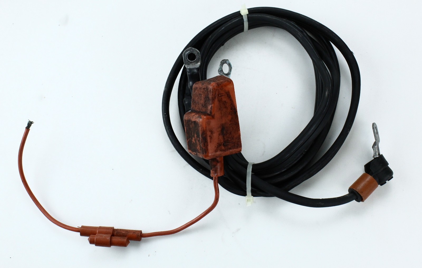 ACDCWIREANDSUPPLY 1 Gauge 11 FT Heavy Duty Boat Battery Cables – Yamaha/Mercury Outboard USA Made