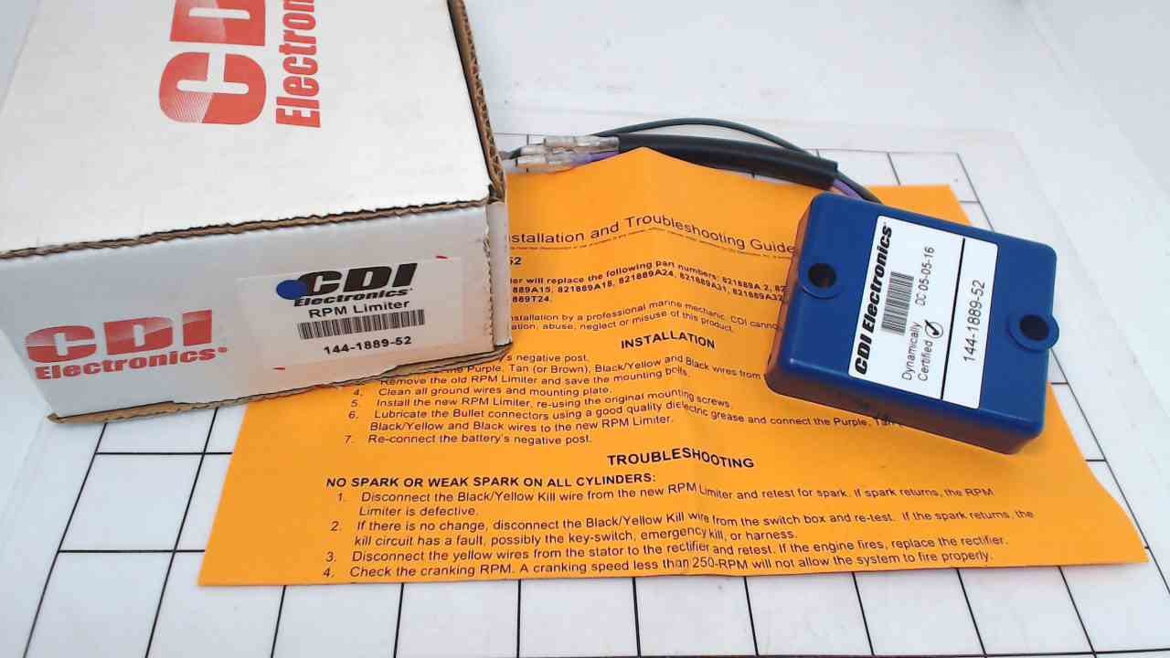NEW! CDI Rev Limiter Assembly 144188952 Replaces Mercury 821889A31