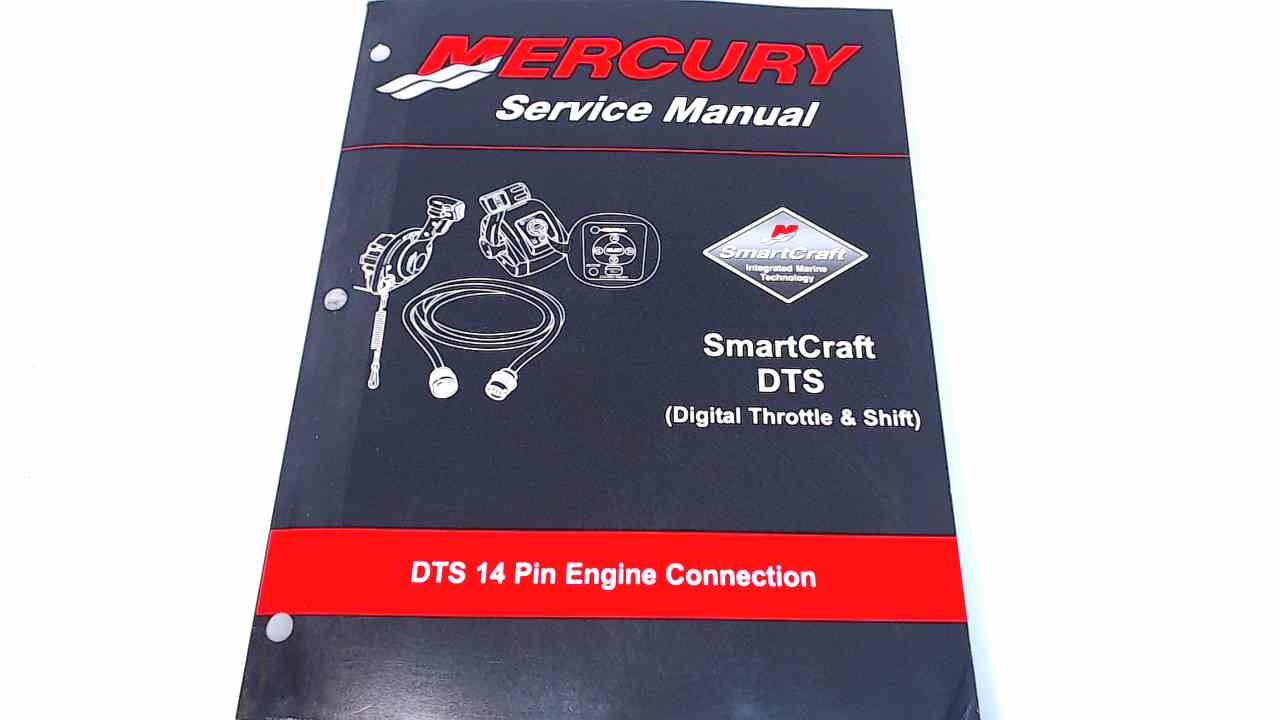 90895072 Mercury Service Manual SmartCraft DTS 14 Pin Engine