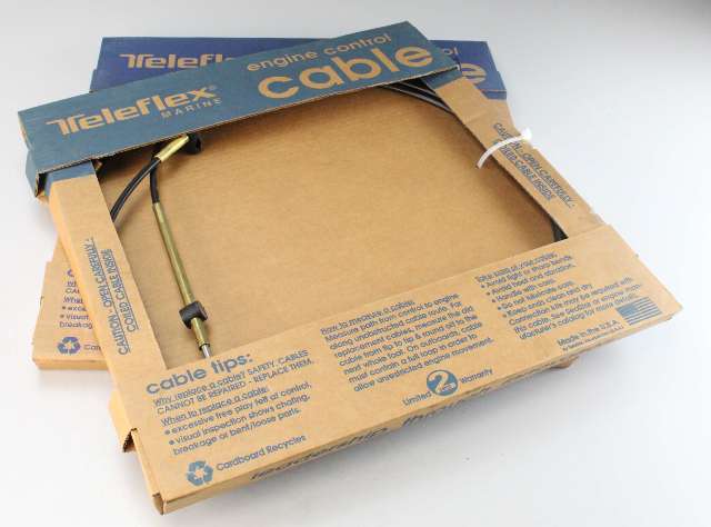 CC17910 Teleflex 600A Throttle & Control Cable Set of 2 10' NEW OLD STOCK
