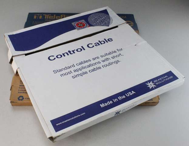 CC17912 Teleflex Seastar 600A Throttle & Control Cable set of 2 12' NEW OLD STOCK