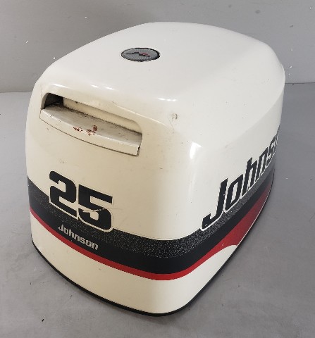 438320 Johnson Evinrude 1997-1998 Top Cowling Engine Cover Hood 25 35 HP 3 cyl