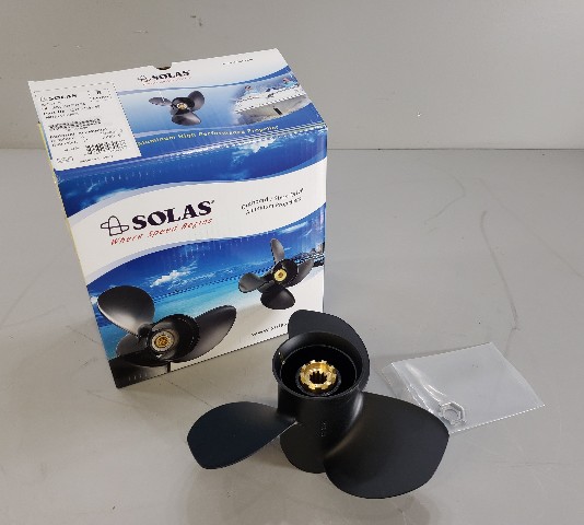 1211-110-09 Solas 1985-2017 11 X 9 Propeller fits Mercury 15 18 20 25 HP NEW!