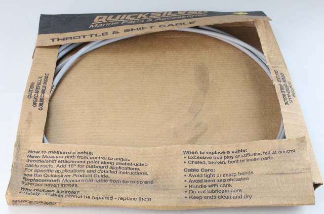 8M0085960 Quicksilver Gen I Control Cable 15' NEW OLD STOCK