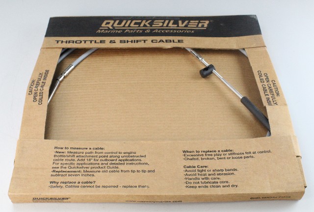 897978A15 Quicksilver Gen II Control Cable 15' NEW OLD STOCK