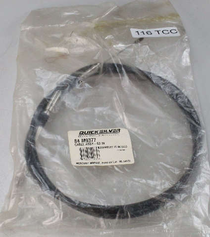 84-M9377 M9377 Quicksilver Control Cable 63" NEW OLD STOCK