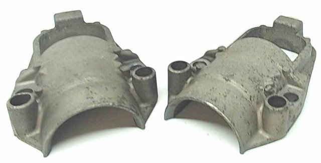 6H3-44552-01-94 Yamaha 1984-1995 Lower Mount Cover Set 60 70 HP 3 cylinder