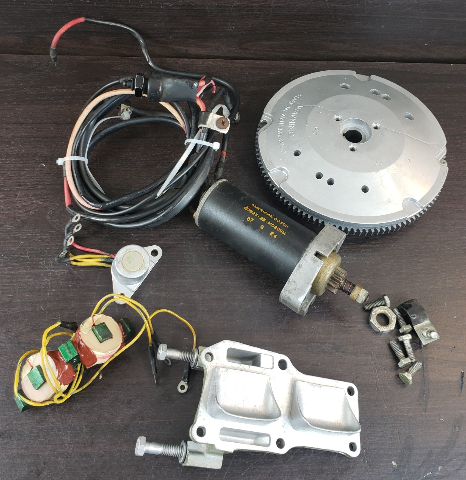 1974-1976 Johnson Evinrude Complete Electric Start Kit 9.9 15 HP 2-Stroke