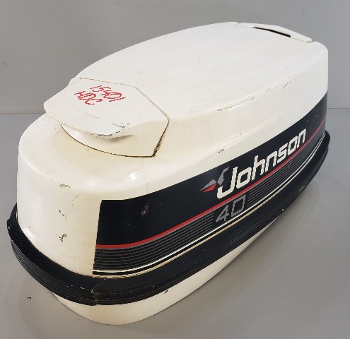 1950's-1960's Johnson Evinrude Top Cowling Hood Engine Cover 40 HP 2 cylinder