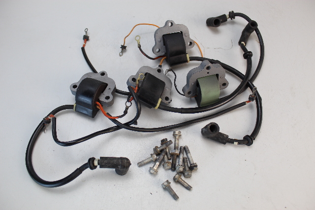 582160 Johnson Evinrude 1971-1975 Coil Set (4) 50 65 70 75 85 + HP 1 YEAR WTY