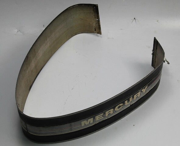 OEM Mercury Single Latch 6" H x 50" L  Aluminum Wraparound Cowling Cover
