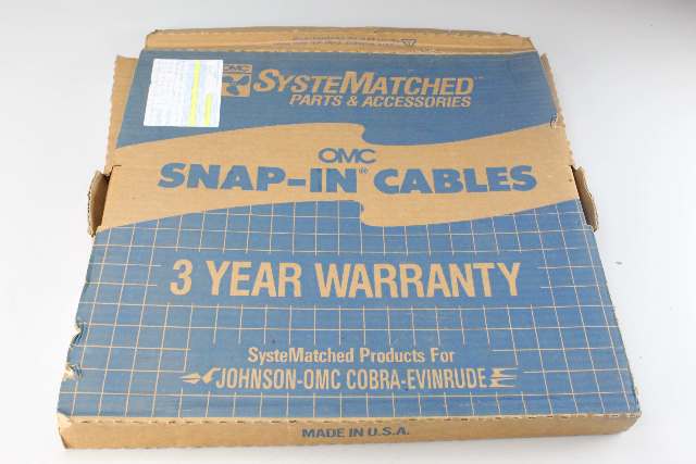 173116 OMC Johnson Evinrude Control Cable 16' NEW OLD STOCK