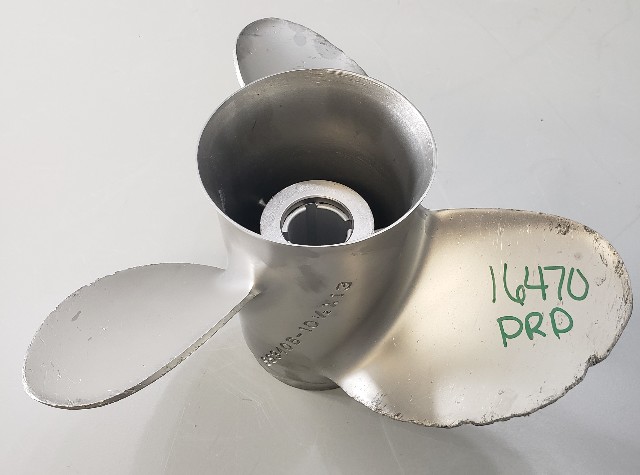 993406 Mercury 1970-2017 Apollo 3 Blade RH Stainless Steel Propeller 10-1/2 x 13