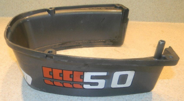 37687F2 Mercury Mariner 1980-1989 Trim Cover Apron 45 50 HP 4 Cylinder