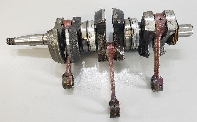 6H4-11400-04-00 Yamaha 1984-2003 Crankshaft 40 50 HP 2-Stroke 3 Cylinder
