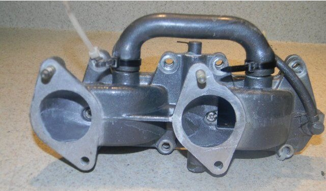 6E9-13641-00-94 Yamaha 1990-1997 Manifold Assembly 40 HP 2 Cylinder
