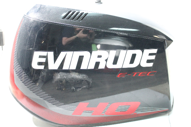 350873 Evinrude E-TEC 225 HP Top Cowl Cowling Motor Cover 2013 E225DHXABA