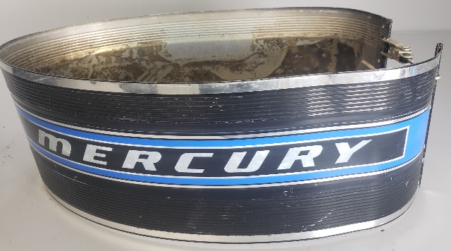 Mercury 50 500 HP Cowling Wrap Around Shroud Hood Cowl Cowling Cover 7-1/4"