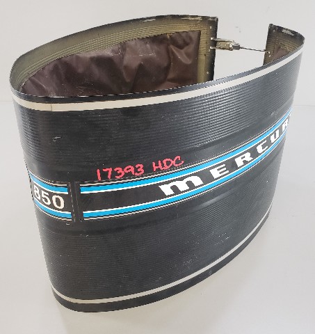1960's-1970's Mercury 85 850 HP 3-Latch Wraparound Engine Cover Hood 6 cyl