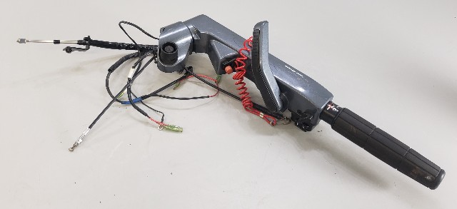 69C-W0084-01-4D Yamaha 2001 & UP Complete Tiller Handle Assembly 8 9.9 HP 4 str
