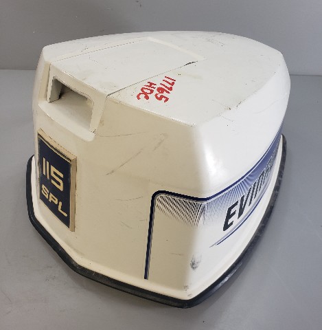 Johnson Evinrude Top Cowling Cowl Engine Cover Hood 115 HP SPL V4