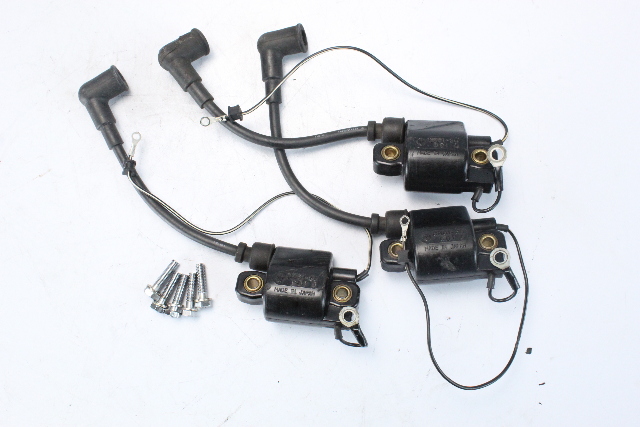 Yamaha 1989 1990 1991 - 1996  Ignition Coil Set of 3 75 85 90 HP FRESHWATER!
