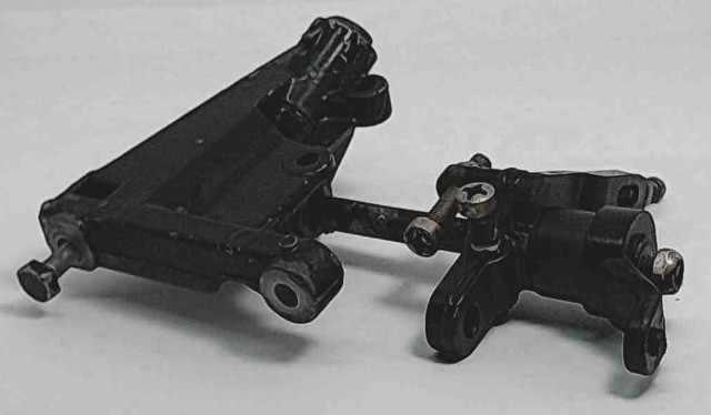 48662 46413 Mercury 1973 Throttle Control Housing & Lever Assembly 20 HP