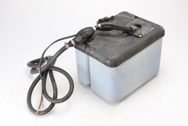Johnson Evinrude OMC Outboard 1.8 Gallon Oil Tank 2 Wire Supply Line