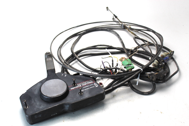 Honda Side Mount Remote Control Box W/ Cable & Harness FOR PARTS OR REPAIR ONLY