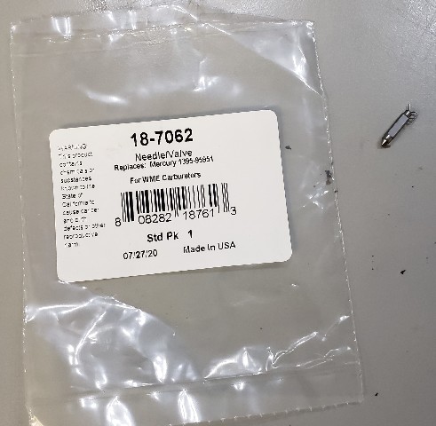 NEW! 18-7062 95951 Sierra Needle Valve for Mercury WME Carburetors 30-125 HP