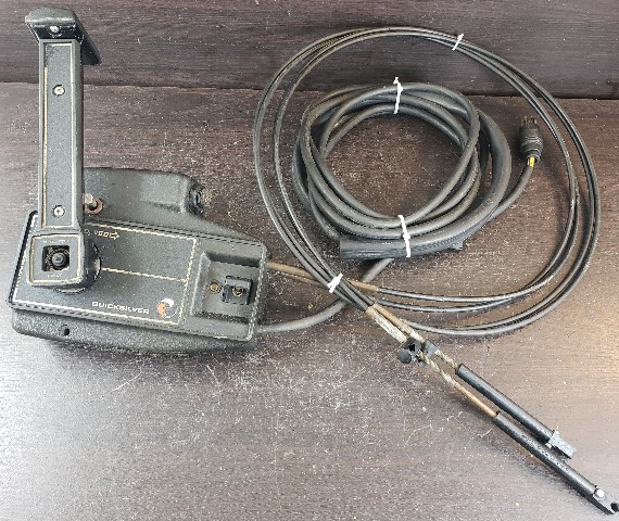 Mercury Quicksilver Control Box Side Mount W/ 15' Harness & 9' Cables NO KEY