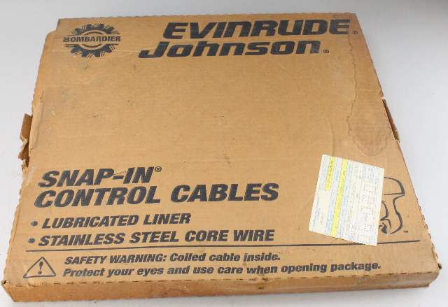 173113 BRP Evinrude Johnson Throttle & Control Cable Set Of 2 13' NEW OLD STOCK