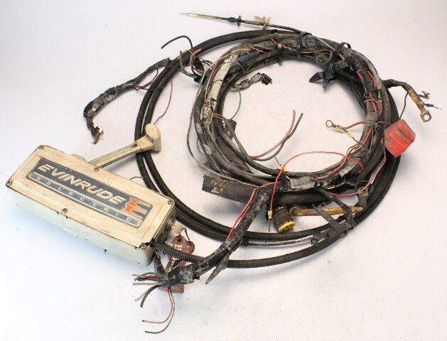 Johnson Evinrude Selectric Side Mount Control Box W/ Cables & Harness