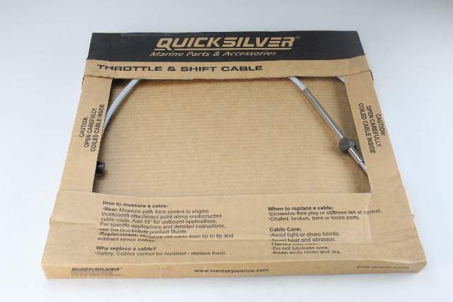 897977A11 Mercury Quicksilver Control Cable Gen I 11' NEW OLD STOCK