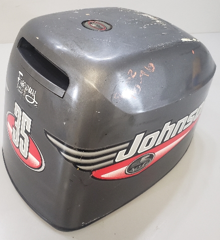 5000437 Johnson Evinrude 1999 Top Cowl Engine Cover Hood 25 35 HP 3 Cylinder