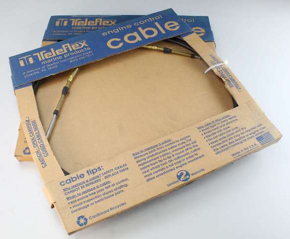 CC17220 Teleflex 3300 Throttle & Control Cable Set of 2 20' NEW OLD STOCK